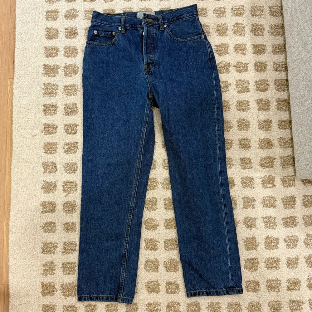 Everlane 90s Cheeky Jean in Deep Atlantic Size 26